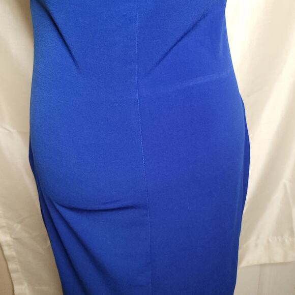 Sweet Storm Blue Fitted Dress - Women's Large - Picture 8 of 9